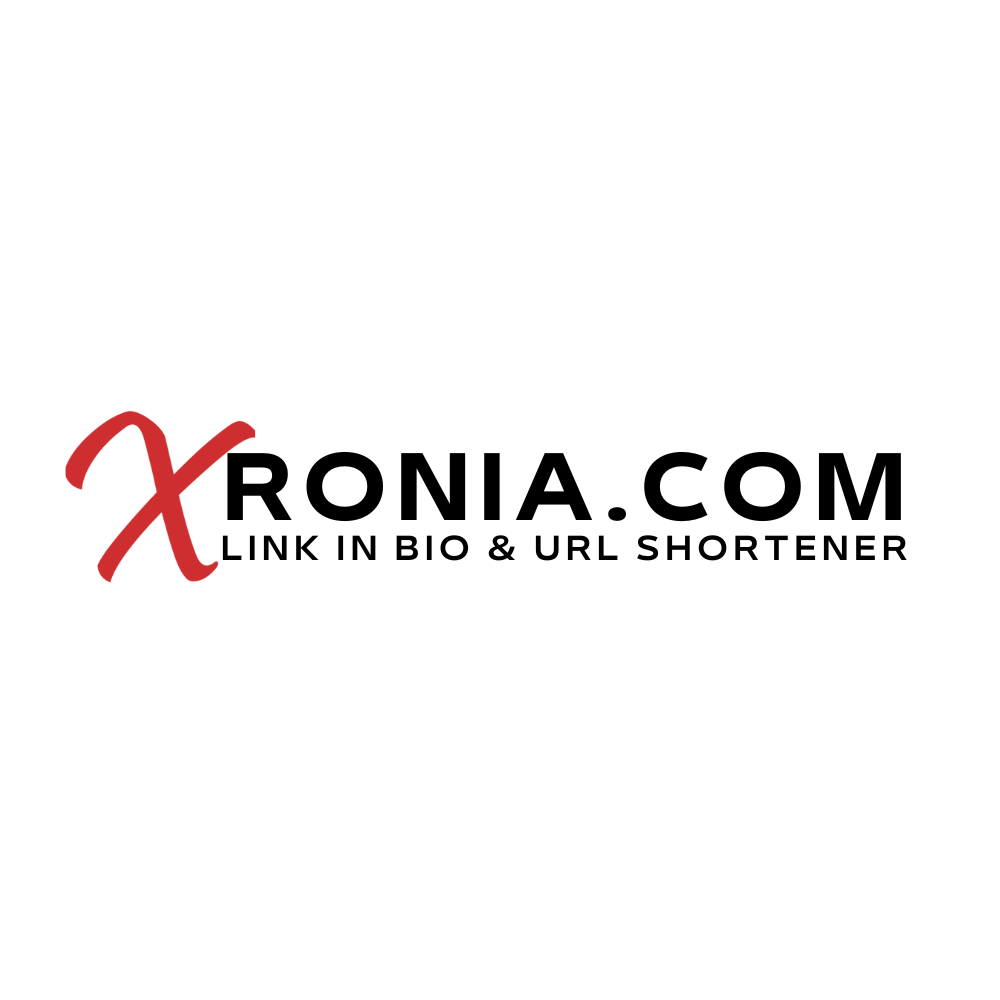 Xronia.com - Link in Bio & URL Shortener
