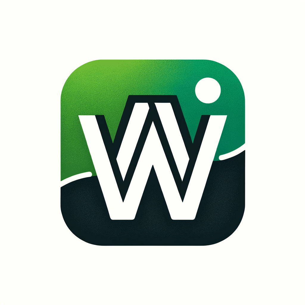 Erstelle mir ein Logo für eine Instagram Seite namens WohlstandWeite mit den Buchstaben W W. Farben sollten grün und schwarz sein